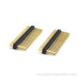 fila dual del conector del jefe del Pin de 1.27m m recta